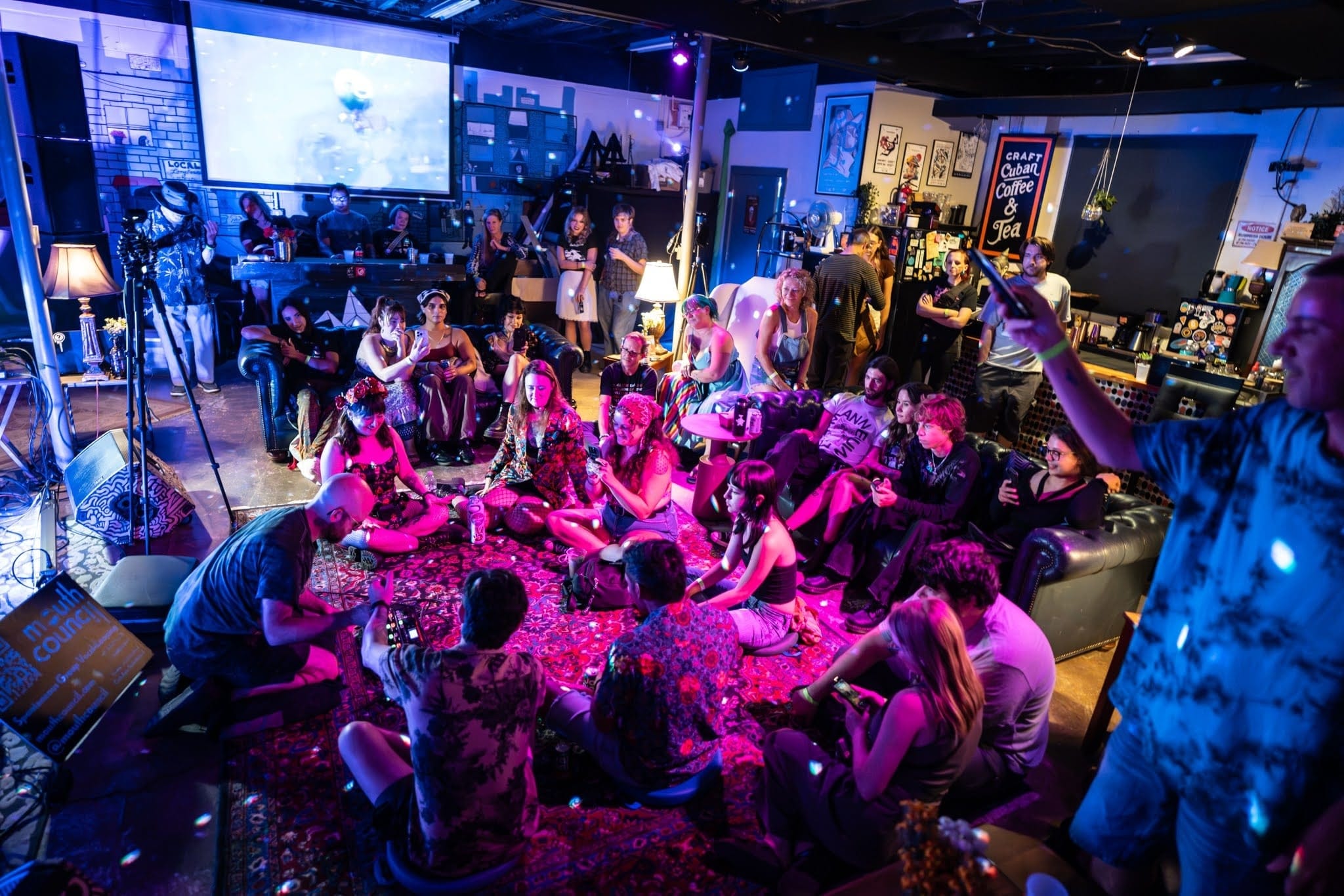 Live music at Suite E Studios in St. Petersburg, Florida